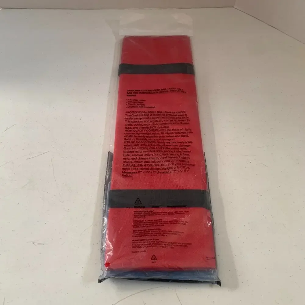 Dam Chef Knife Roll Bag For Professional Chefs Fits Up To 10 Knifes Brand New